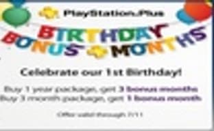 Первая годовщина PS Plus