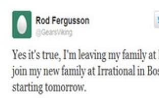 Rod Fergusson перешел из Epic Games в Irrational Games