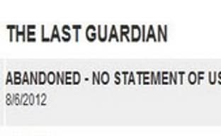 Sony не обновила торговую марку The Last Guardian [Обновлено]