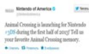 Англоязычная версия Animal Crossing 3DS в 2013