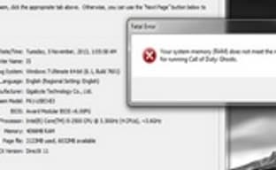 Call of Duty: Ghosts для PC использует не больше 2 ГБ RAM, но не запустится, если у вас меньше 6 ГБ RAM