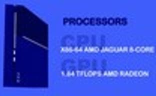 Анимированные характеристики PS4 и Xbox One