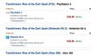 Transformers: Rise of the Dark Spark в разработке