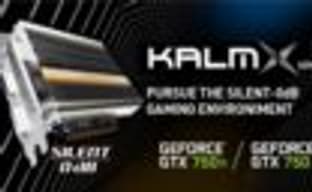 Palit представила бесшумные видеокарты GTX 750Ti и GTX750 линейки KalmX