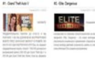 GTA V продолжает лидировать в недельном чарте Steam