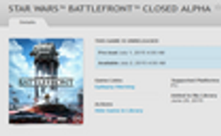 Слух: закрытый альфа-тест Star Wars: Battlefront стартует на следующей неделе