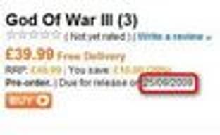 Очередные спекуляции на тему даты релиза God of War III [обновлено]