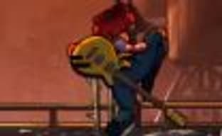 Боевая рокерша в ролике Streets of Rage 4