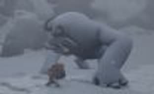 Битва с огромным монстром и выживание в зимнем лесу в ролике Little Devil Inside