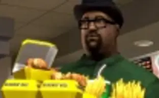 Джефф Голдблюм делает знаменитый заказ Биг Смоука из Grand Theft Auto: San Andreas