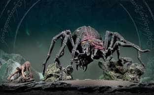 Представлены новые миниатюры паучихи Шелоб и Голлума для настольной игры Middle Earth Strategy Battle Game