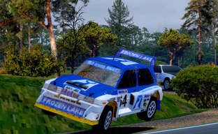 В Steam и на консолях вышла полная версия Old School Rally — гонки с графикой в духе PlayStation 1
