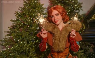 В ожидании Нового года: косплеер воплотила образ праздничной Трисс из вселенной «Ведьмака»