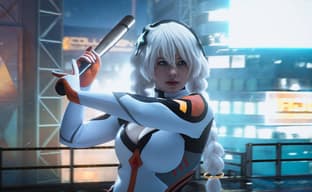 White Comet: cosplayer appeared as Kiana Kaslana from Honkai Impact 3rd
