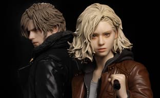 Capcom muestra estatuas de Grace Ashcroft y Leon S. Kennedy de Resident Evil Requiem