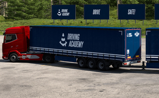 Euro Truck Simulator 2 и ATS получат новый модуль обучения — показали двойной прицеп