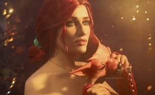 Модель показала косплей Трисс из The Witcher 3: Wild Hunt в наряде для бала‑маскарада