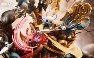 Рыцарь и лорды богомолов из Hollow Knight получат неофициальную диораму от 27abyss Studio 