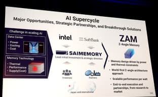 Intel mostró por primera vez un prototipo de su memoria Z, que pretende ser una alternativa a HBM