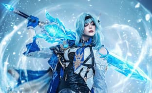 Модель показала косплей Эолы из Genshin Impact — встреча с Рыцарем Морской пены