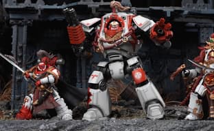 Фигурки дредноута «Контемптора», Цинь Са и Хибу Хана из Белых Шрамов получили трейлер от JoyToy 