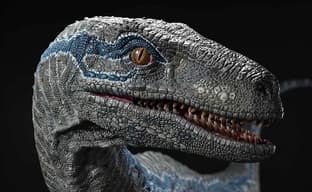 Открылся предзаказ на статую велоцираптора Блю из фильма «Мир Юрского периода 2» от Prime 1 Studio