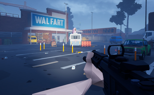 Single-player extraction zombie shooter with low-poly graphics released on Steam