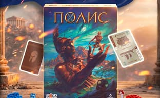 Настольную игру «Полис» уже можно предзаказать: противостояние между Спартой и Афинами
