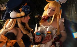 Косплееры показали Навию и Эскофье из Genshin Impact: чаепитие со сладостями