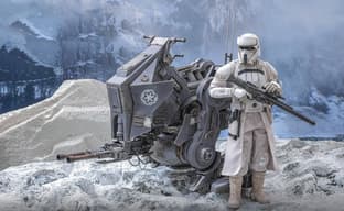 Hot Toys открыла предзаказ на фигурки имперского пилота и шагохода AT-RT из фильма «Мандалорец и Грогу»