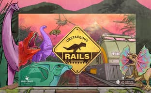 В России выйдет настольная евроигра Cretaceous Rails: поезда, динозавры и туристы из будущего