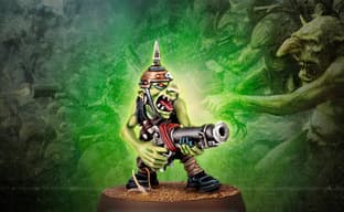 Команда Warhammer 40,000 показала миниатюру гретчина и анонсировала стрим с распаковкой набора «Армагеддон»