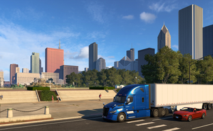 Создатели American Truck Simulator показали Чикаго и большие спецгрузы Иллинойса