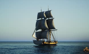 Разработчики пиратского симулятора Ahoy показали реалистичную морскую систему 