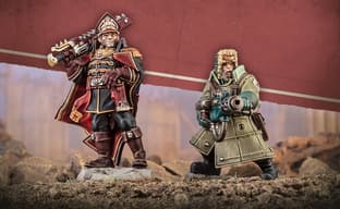 Анонсированы миниатюры комиссара Кайафаса Каина и Ферика Юргена для Warhammer 40,000