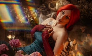 Косплеер представила Трисс из The Witcher 3: Wild Hunt на бале-маскараде в поместье Вегельбудов
