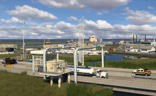 Дороги и развязки Луизианы в American Truck Simulator. Новые скриншоты дополнения про южный штат