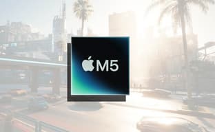 У Apple M5 большой прирост производительности в Cyberpunk 2077. Разница достигает 290%