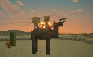 Mojang показала новых мобов Minecraft — верблюда-кадавра и барханника с иммунитетом к солнечному свету