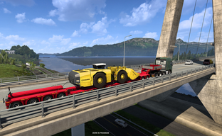 В Euro Truck Simulator 2 добавят новые огромные спецгрузы — подземный погрузчик и лопасти ветряной турбины 