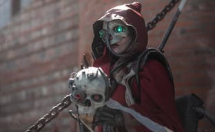 "There is no truth in the flesh, only betrayal": model shows cosplay of a Tech-Priestess from the Warhammer 40,000 universe