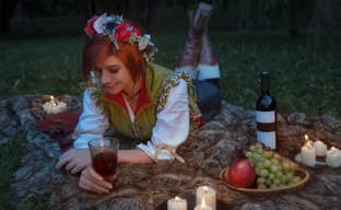 A Midnight Clear: Cosplayer Embodies Shani from "The Witcher 3: Wild Hunt – Hearts of Stone" Expansion