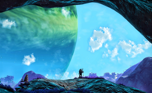 Игрок в No Man's Sky обнаружил планету с высокими горами, по которым можно дойти до космоса