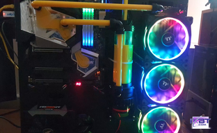 Материнская плата Gigabyte Z390 Aorus Xtreme WaterForce - работа подсветки