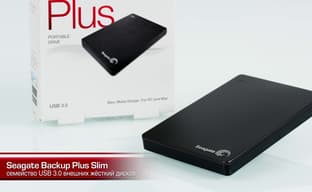 Seagate Backup Plus Slim - семейство USB 3.0 внешних жестких дисков