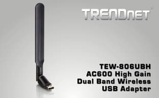 TRENDnet AC600 High Gain Dual Band Wireless USB Adapter TEW-806UBH