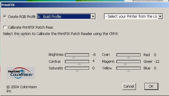 Pantone ColorVision PrintFIX 
