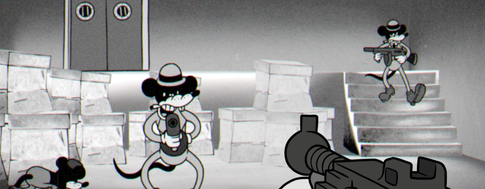 Polish Shooter in the Style of 1930s Disney Cartoons. Mouse Gameplay Revealed