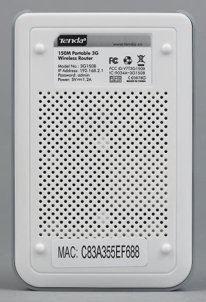 Внешний вид роутера Tenda 3G150B Внешний вид роутера Tenda 3G150B