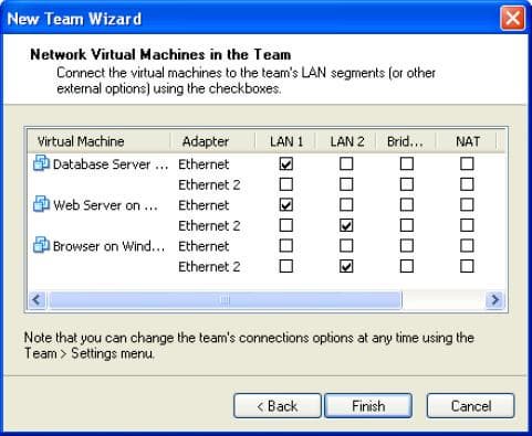 Привязка сетевых интерфейсов виртуальных машин к сегментам